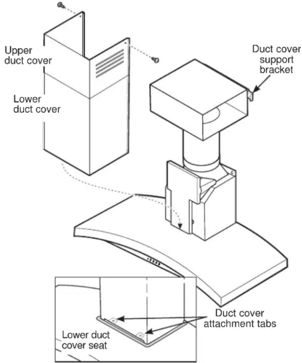 GE UVW7361SWSS - STEP 7: INSTALL DUCT COVERS - 2