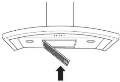 GE UVW7361SWSS - Filtre à graisse métallique - 1