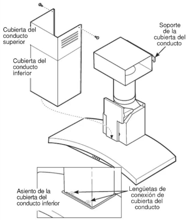 GE UVW7361SWSS - PASO 7: INSTALE LAS CUBIERTAS DEL CONDUCTO - 1