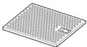 GE UVW7361SWSS - Filtro de grasa metalico - 2