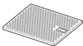 GE UVW7361SWSS - Filtre à graisse métallique - 2