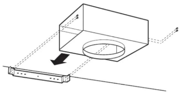 GE UVW7361SWSS - STEP 3: INSTALL DUCT BRACKET AND DEFLECTOR - 2