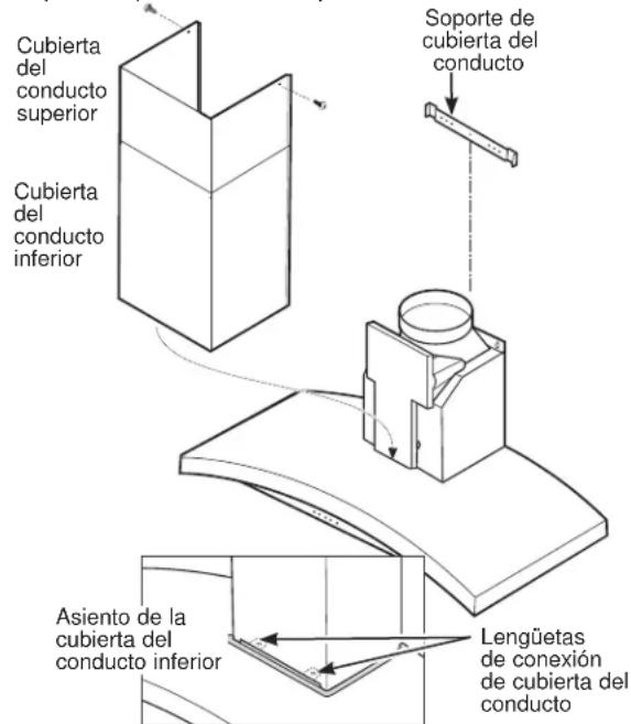 GE UVW7361SWSS - PASO 7: INSTALE LAS CUBIERTAS DEL CONDUCTO - 2