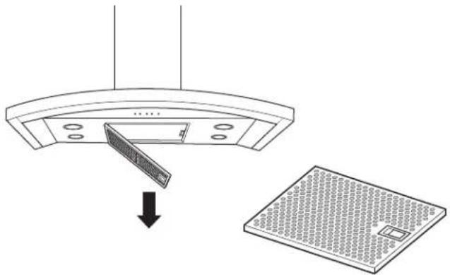 GE UVW7361SWSS - Metal Grease Filter - 1