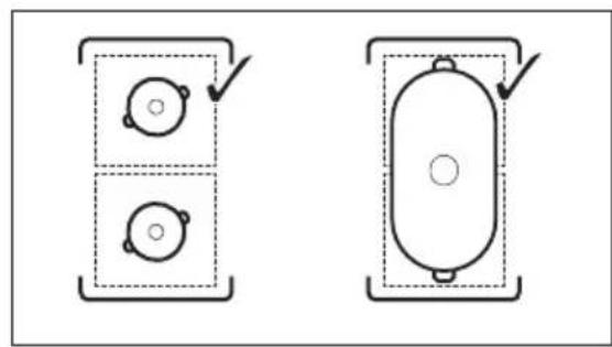 ELECTROLUX CIS62450 - Utilisation des zones de cuisson - 1