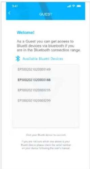 BLUETTI EP500 - Connexion Bluetooth - 2