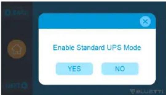 BLUETTI EP500 - Mode « Standard UPS » (ASI standard) - 1