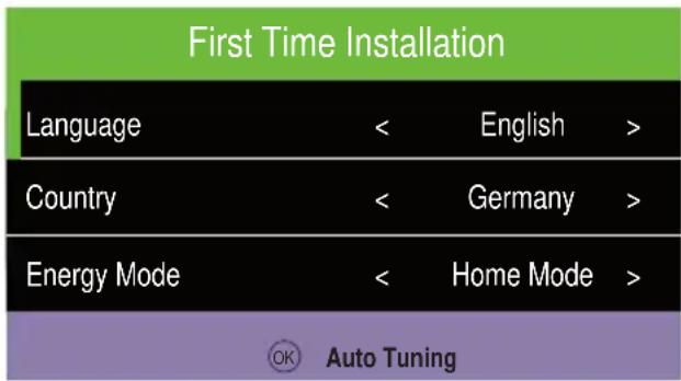 Caratec Vision CAV240XDB - Set-Up for Satellite Reception - 1