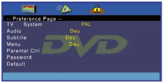 Caratec Vision CAV240XDB - User Settings - 1