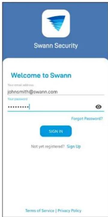 SWANN SONVK650KH4S4 - CRÉER VÔTURE COMPTÉ DE SWANN SECURITY - 6