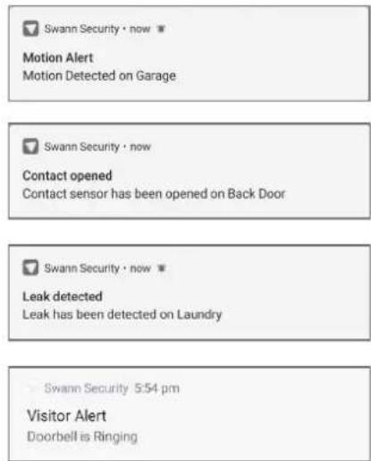 SWANN SONVK650KH4S4 - Experiments de notification push - 1