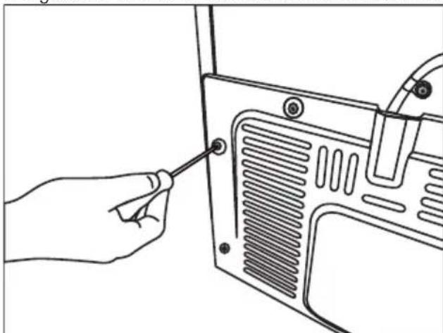 SMEG FQ60BDE - Installation des cales en plastique - 1