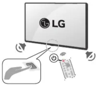 LG 50QNED85TUA - Mise sous tension du téléviseur - 1