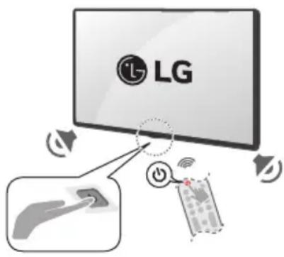 LG 50QNED85TUA - Turning on the TV - 1