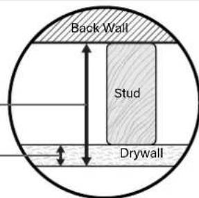SANUS MFIWG1 - VERIFY WALL COMPATIBILITY - VÉRIFIER LA COMPATIBILITÉ DU MUR - 2