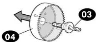 SANUS MFIWG1 - CUT HOLES·COUPER LES TROUS - 3