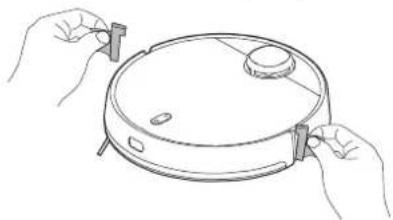 Viomi Alpha 3 - Retirer la bande de protection anti-collision - 1