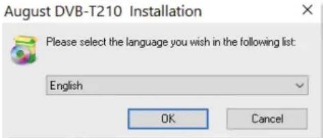 August DVBT202 - Installation des pilotes et du logiciel - 2