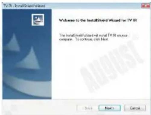 August DVBT210 - Installation du logiciel - 11