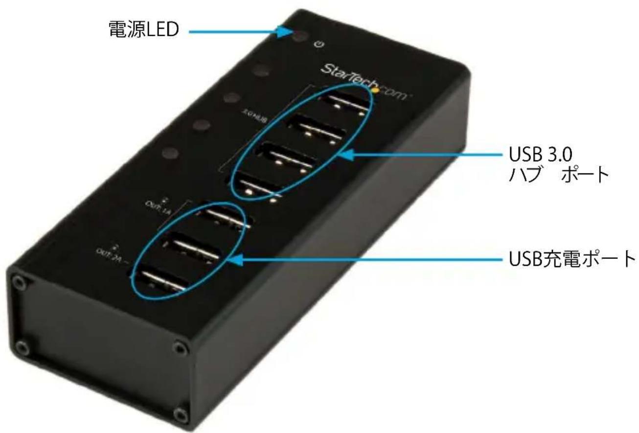 StarTech.com ST4300U3C3 - 製品図 - 1