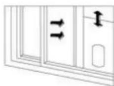 BLUEPALM BPPAC9000FW - Window rail installation - 2