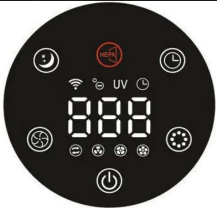 Clean Air Optima CA503B Compact Smart - Bedienfeld / Bedienungsanleitung - 1