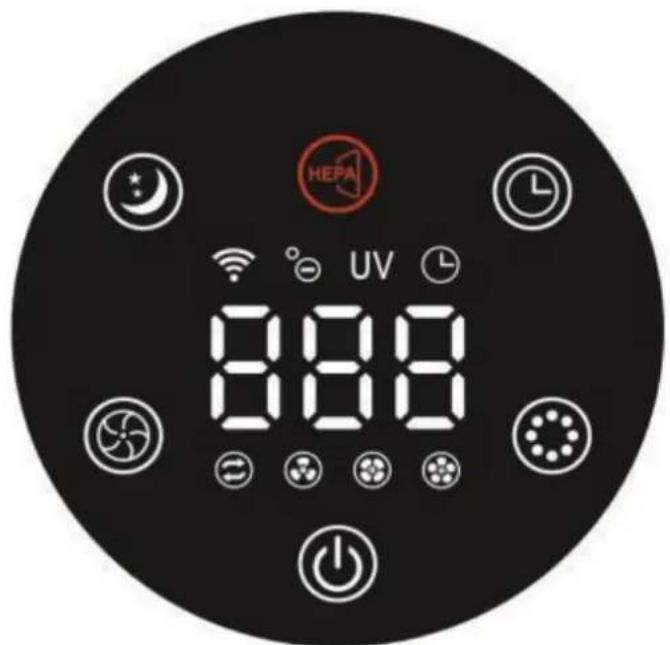 Clean Air Optima CA503B Compact Smart - Panel sterowania / instrukcja obstugi - 1