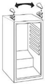 LeCavist LKS56VN2Z - Changing the orientation of the door: - 5