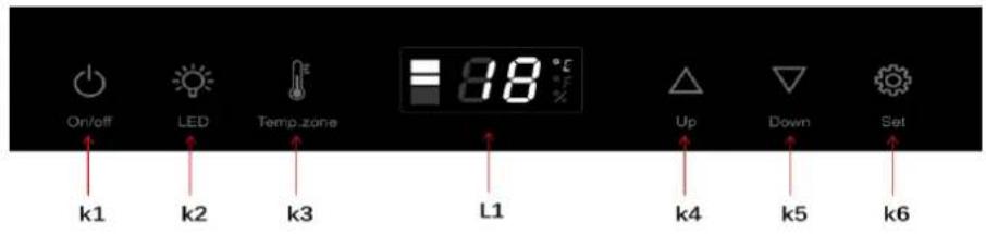 LeCavist LKS56VN2Z - Functions and temperature setting - 1