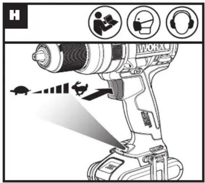 WORX WX354.9 - BRUSHLESS™ MOTOR - 20