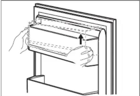 ELECTROLUX LTB1AE28U0 - Aus- und Einbauen der Türablage - 1