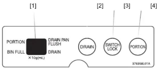 Hoshizaki DCM120KEPHC - Pannello di regolazione - 1