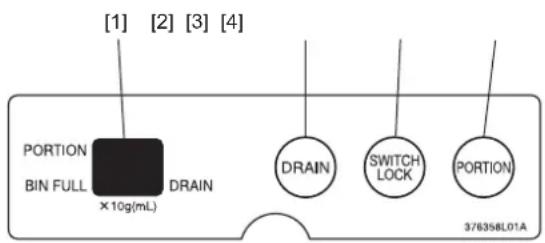 Hoshizaki DCM120KEPHC - Panneau de contrôle - 1