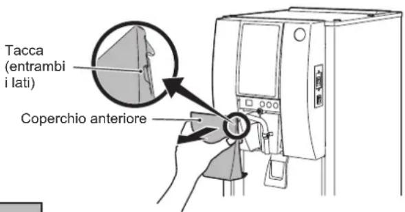 Hoshizaki DCM120KEPHC - COPERCHIO ANTERIORE - 1