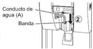 Hoshizaki DCM120KEPHC - [b] Panel frontal, Boca de descarga, pulsador, limpieza/esterilizacion de la calidad de dispensacion de hielo (diaria) - 4