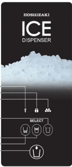 Hoshizaki DCM120KEPHC - Operation Panel - 2
