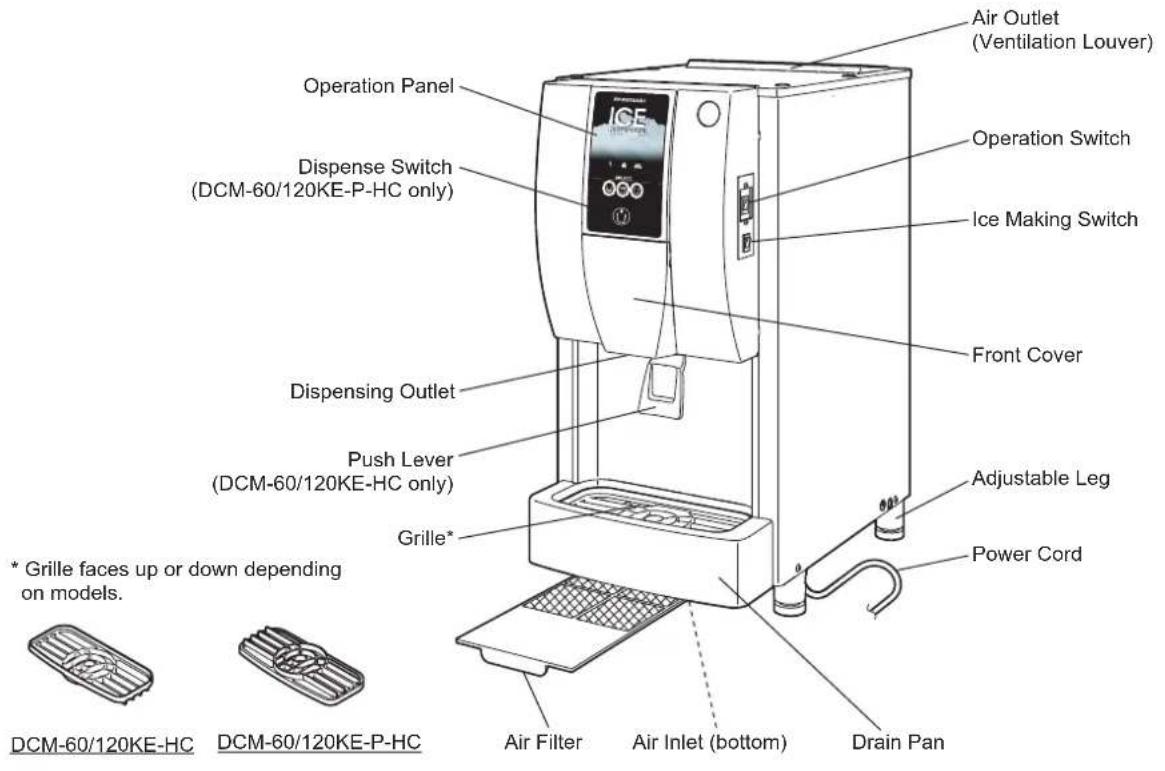 Hoshizaki DCM120KEPHC - CONSTRUCTION - 1