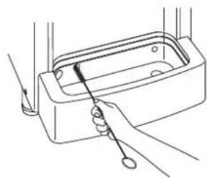 Hoshizaki DCM120KEPHC - [c] Nettoyage/désinfection de la grille et du bac de vidange (quotidiennement) - 4