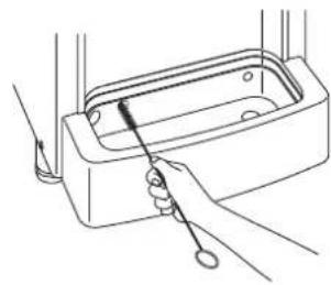 Hoshizaki DCM120KEPHC - [c] Pulizia e disinfezione giornaliere della griglia e della Coppa di scarico. - 5