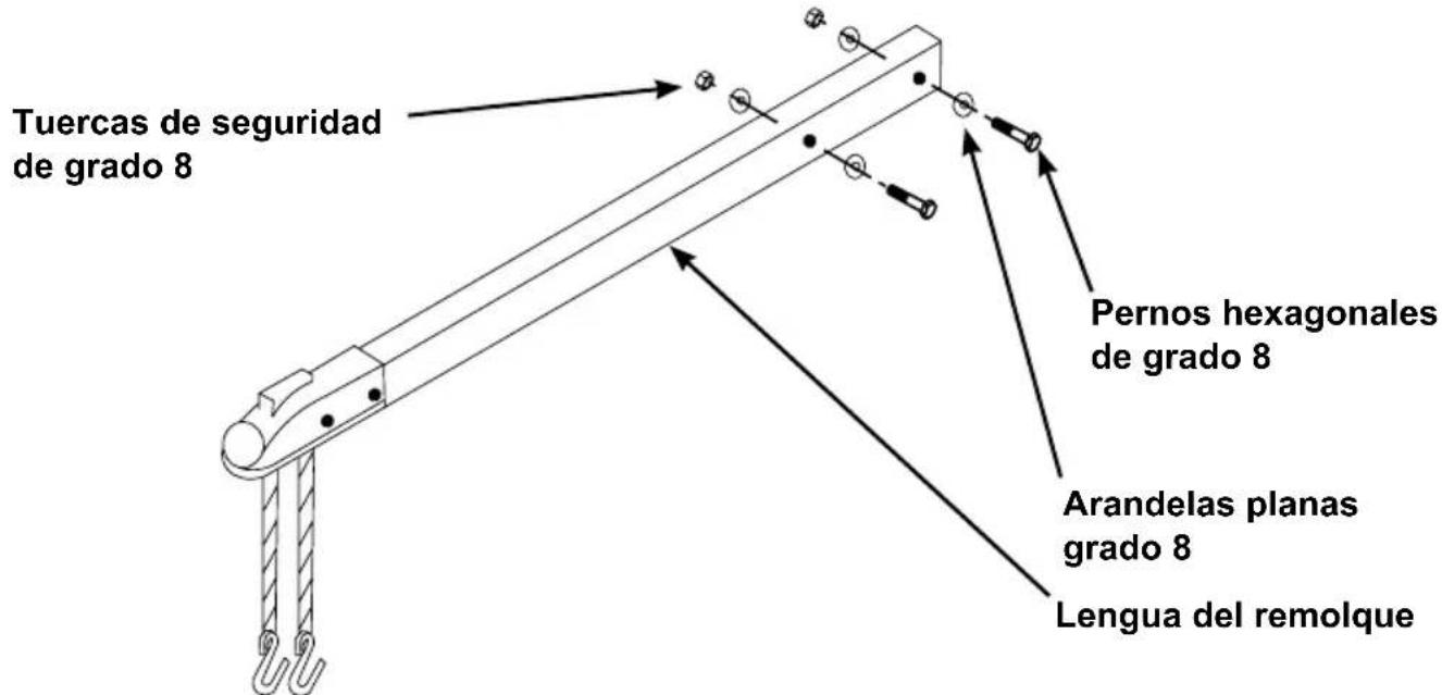Simpson 95001 - Instalación de la lengüeta del remolque (si está equipado) - 2