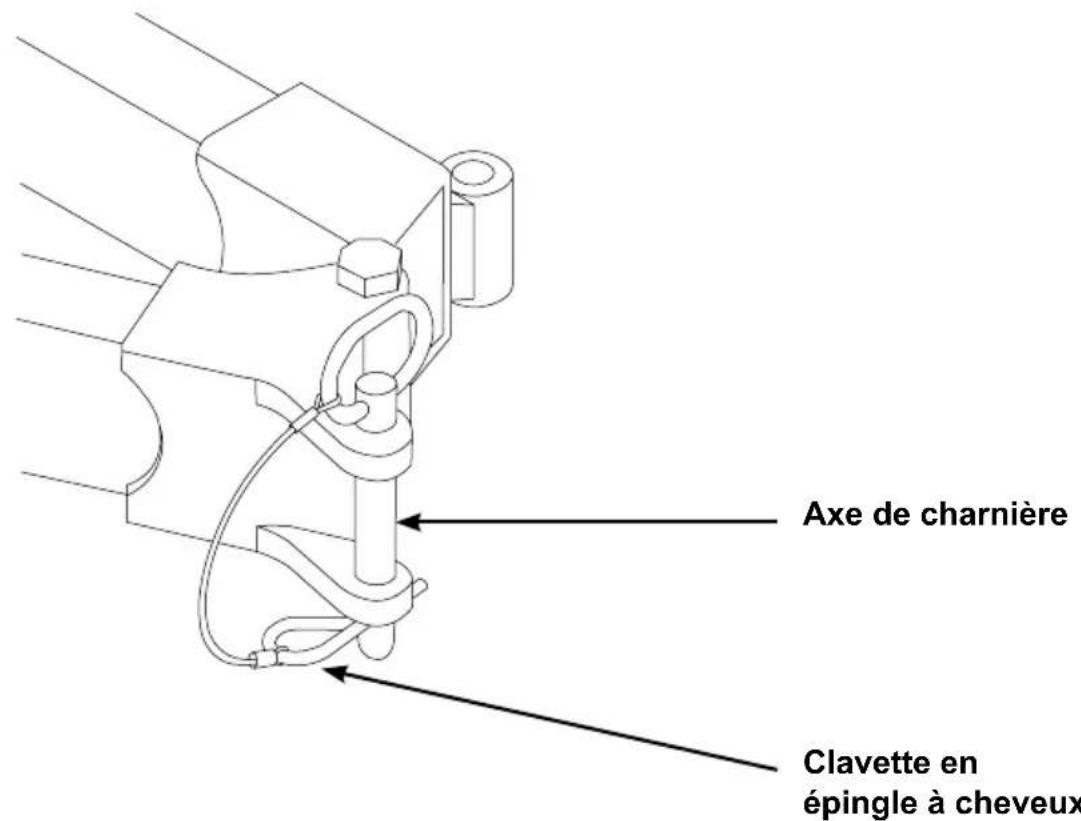 Simpson 95001 - Languette de remorque à charnière rabatable (le cas échéant) - 1