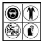 GLORIA Pro 8 - Symbolik auf dem Gerät sowie in der Betriebsanleitung - 5