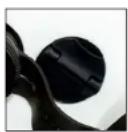 MINOX BN 7x50 DCM - Inserting and changing the battery - 1