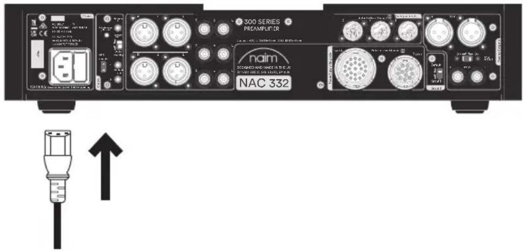 NAIM NAC 332 - Accensione - 2