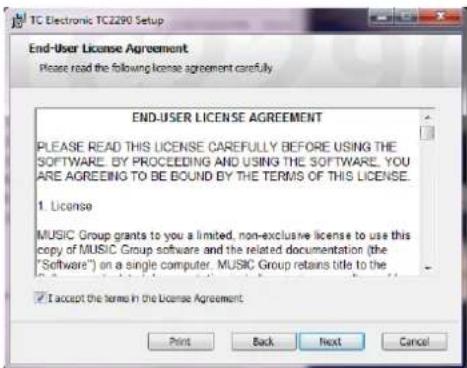 TC ELECTRONIC TC2290 NATIVE - Installazione su PC - 2