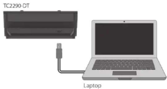 TC ELECTRONIC TC2290 NATIVE - Conexión del controlador de escritorio TC2290-DT (cuando haya comprado la version del controlador de escritorio DT) - 1