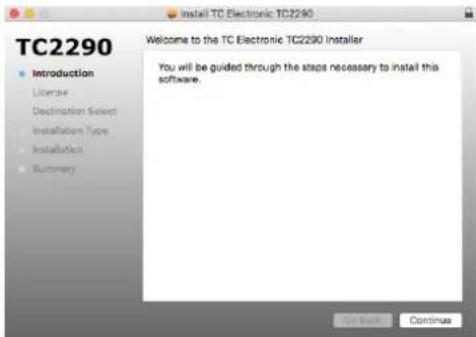 TC ELECTRONIC TC2290 NATIVE - Instalación en una Mac - 2