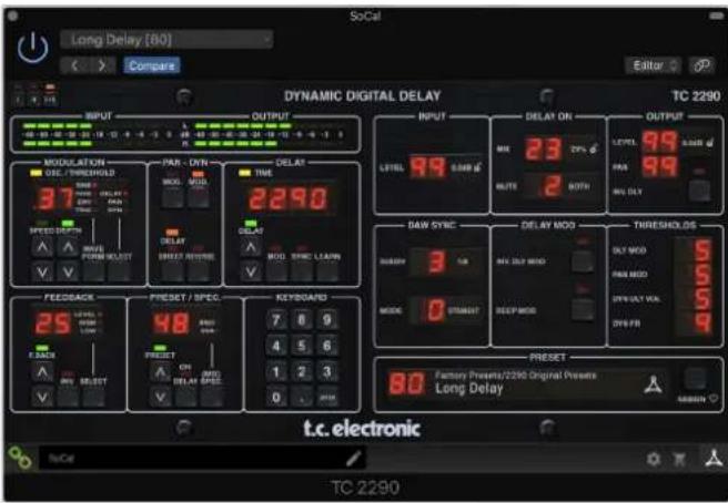 TC ELECTRONIC TC2290 NATIVE - Controles primarios y secundarios - 1