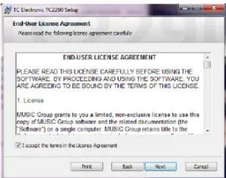 TC ELECTRONIC TC2290 NATIVE - Installation on a PC - 2