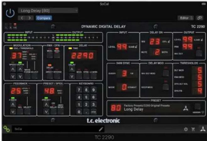 TC ELECTRONIC TC2290 NATIVE - Primary and Secondary Controls - 1